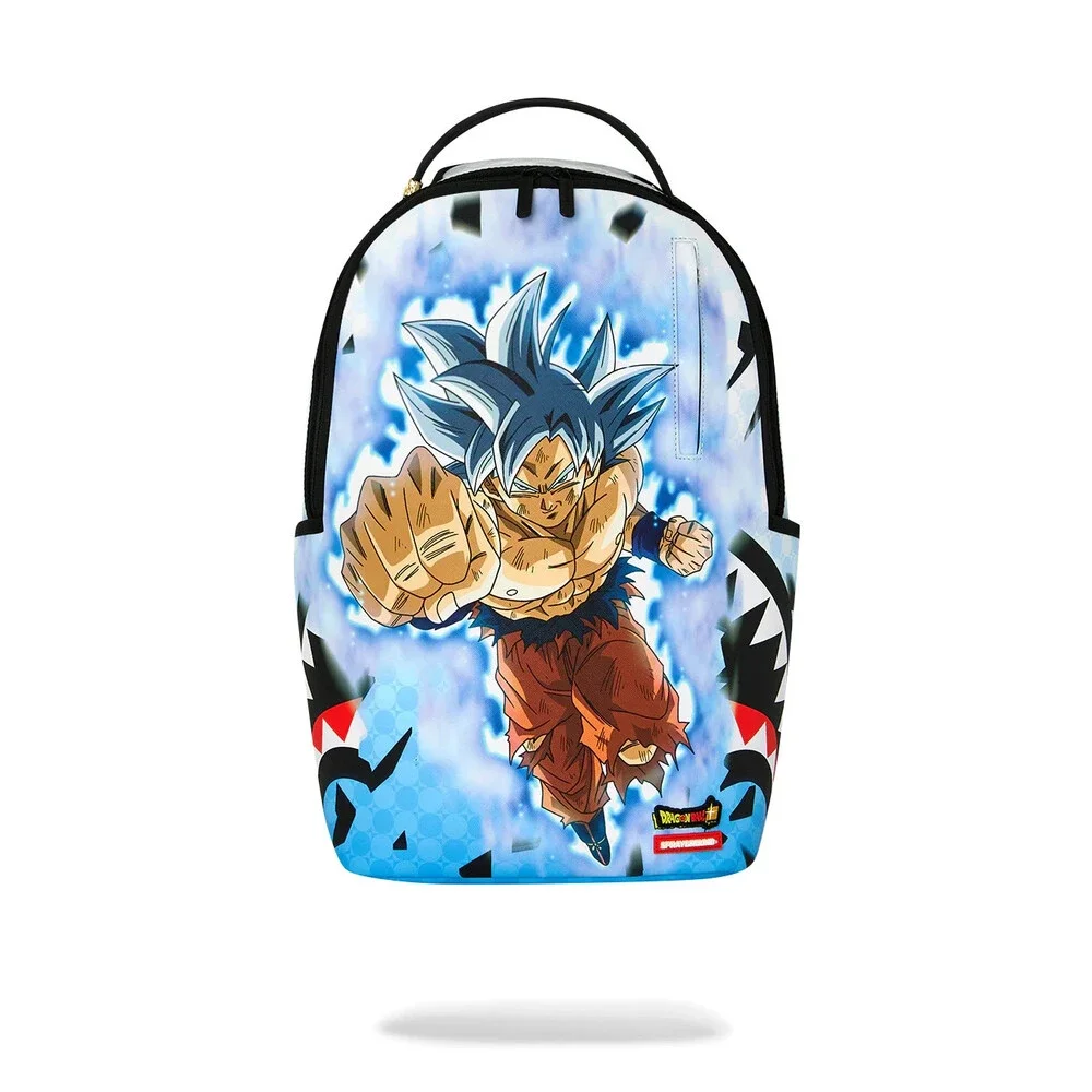Sprayground Dbz Ultra Instinct Goku Backpack Unisex Multi Shoulder Strap SPR359